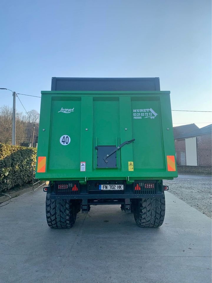 SEMI REMORQUE BENNE AGRICOLE HURET 18T 2019
